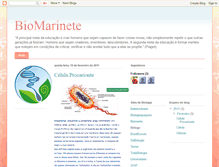 Tablet Screenshot of biomarinete.blogspot.com