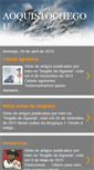 Mobile Screenshot of aoquistochegou.blogspot.com