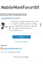Mobile Screenshot of mobileworkforce101.blogspot.com