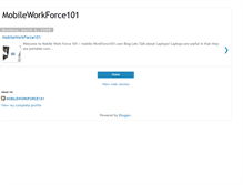 Tablet Screenshot of mobileworkforce101.blogspot.com
