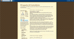 Desktop Screenshot of divagacoesecontradicoes.blogspot.com