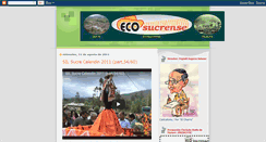 Desktop Screenshot of ecosucrense.blogspot.com