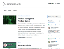 Tablet Screenshot of generationagile.blogspot.com