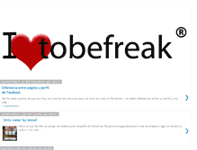 Tablet Screenshot of ilovetobefreak.blogspot.com