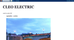 Desktop Screenshot of cleoelectric.blogspot.com