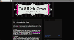 Desktop Screenshot of myredbluffwedding.blogspot.com