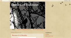 Desktop Screenshot of gardenofholiness.blogspot.com