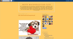 Desktop Screenshot of bettymacdonaldfanclub.blogspot.com