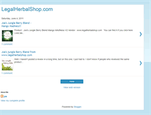 Tablet Screenshot of joesjungleberryblend.blogspot.com