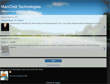 Tablet Screenshot of manchildtech.blogspot.com