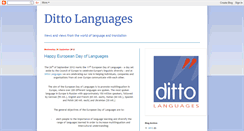 Desktop Screenshot of dittolanguages.blogspot.com