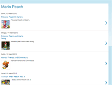 Tablet Screenshot of mario-peach-guides.blogspot.com