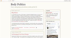 Desktop Screenshot of bodypolitics.blogspot.com