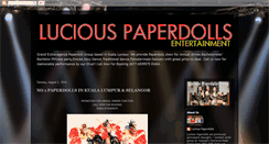 Desktop Screenshot of luciouspaperdoll.blogspot.com