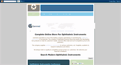 Desktop Screenshot of ophthalmicinstruments1.blogspot.com