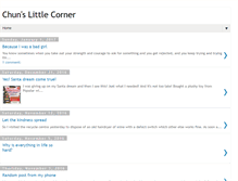 Tablet Screenshot of chunlittlecorner.blogspot.com