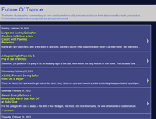 Tablet Screenshot of futureoftrance.blogspot.com