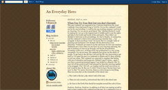 Desktop Screenshot of aneverydayhero.blogspot.com