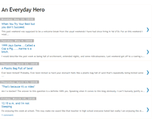 Tablet Screenshot of aneverydayhero.blogspot.com