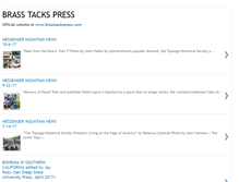 Tablet Screenshot of brasstackspress.blogspot.com