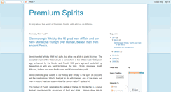 Desktop Screenshot of premiumspirits.blogspot.com