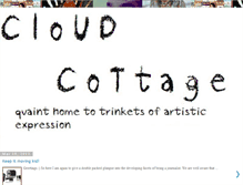 Tablet Screenshot of cloudcottage.blogspot.com