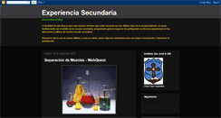 Desktop Screenshot of experienciasecundaria.blogspot.com