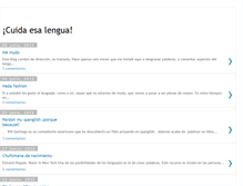Tablet Screenshot of cuidaesalengua.blogspot.com