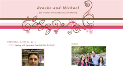 Desktop Screenshot of michaelandbrookehall.blogspot.com