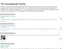 Tablet Screenshot of lewandowski-quadruplets.blogspot.com