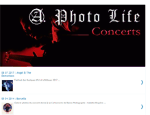 Tablet Screenshot of aphotolife-concert.blogspot.com