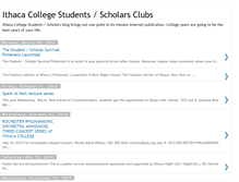 Tablet Screenshot of ithaca-college.blogspot.com