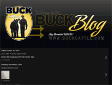 Tablet Screenshot of buckcattle.blogspot.com