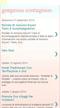 Mobile Screenshot of gorgeous-contagious.blogspot.com
