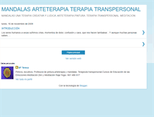 Tablet Screenshot of mandalasarteterapia.blogspot.com