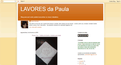 Desktop Screenshot of lavoresdapaula.blogspot.com