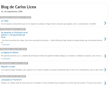 Tablet Screenshot of carloslicea.blogspot.com