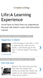 Mobile Screenshot of lifealearningexperience.blogspot.com