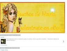 Tablet Screenshot of maria-sueosdemaria.blogspot.com