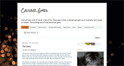 Desktop Screenshot of caviargirl.blogspot.com