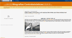 Desktop Screenshot of biografiascontrabaixisticas.blogspot.com