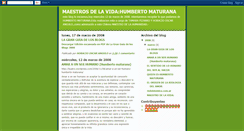 Desktop Screenshot of maestrosdelavidahumbertomaturana.blogspot.com
