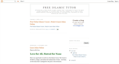 Desktop Screenshot of learnislamonline.blogspot.com