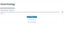 Tablet Screenshot of biotechnology-imranadha.blogspot.com