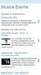 Mobile Screenshot of musicaescritaonline.blogspot.com