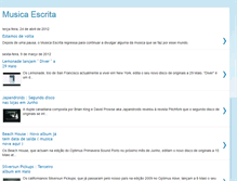 Tablet Screenshot of musicaescritaonline.blogspot.com