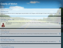 Tablet Screenshot of gravityofmotion.blogspot.com