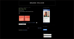Desktop Screenshot of brandiwilson.blogspot.com