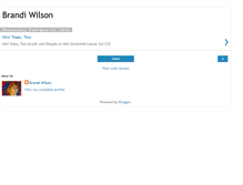 Tablet Screenshot of brandiwilson.blogspot.com