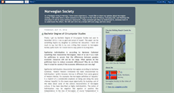 Desktop Screenshot of norwegiansociety.blogspot.com